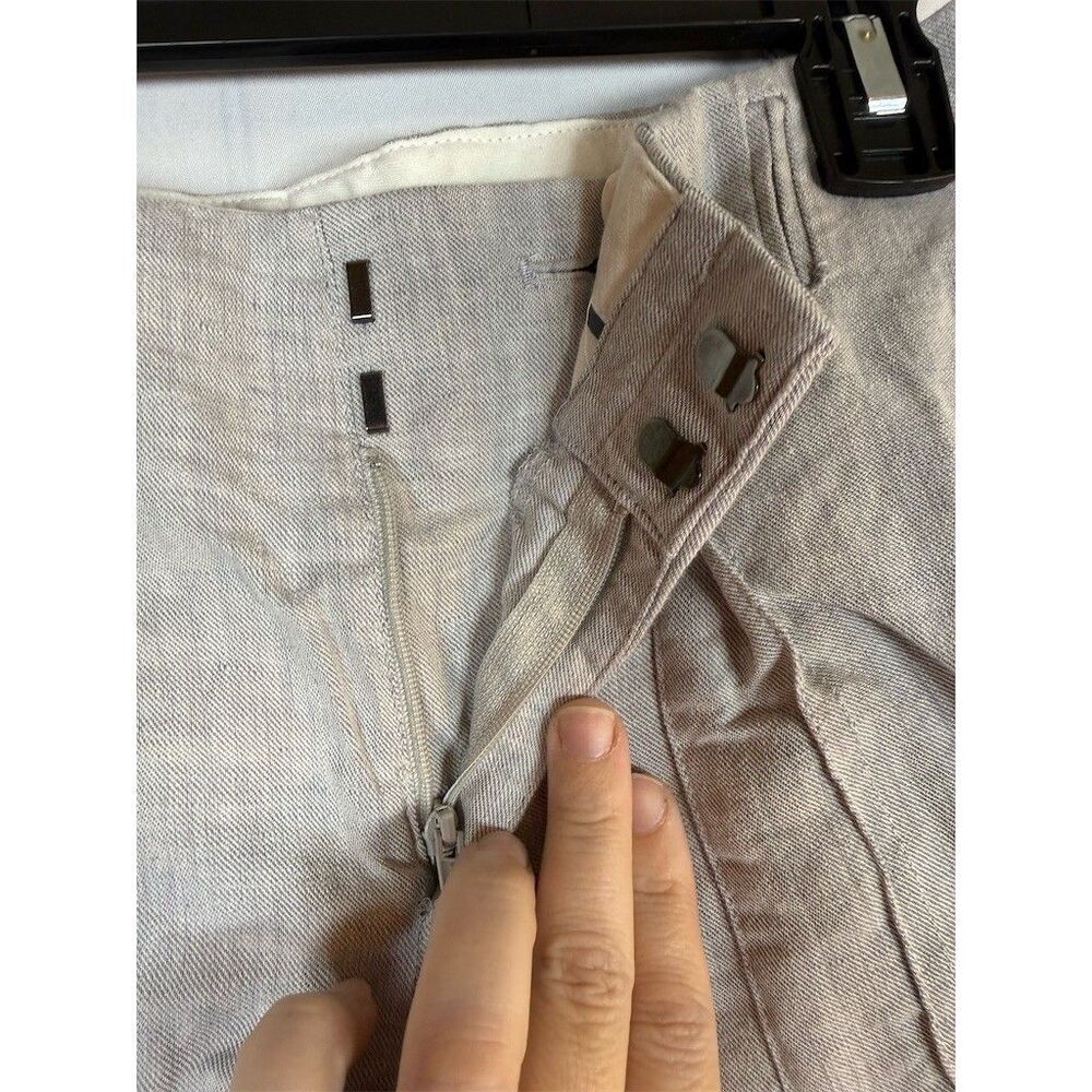 Banana Republic Shorts Womens Gray Utility Cargo Cuffed Hem Martin Fit Size 4 - Picture 6 of 11